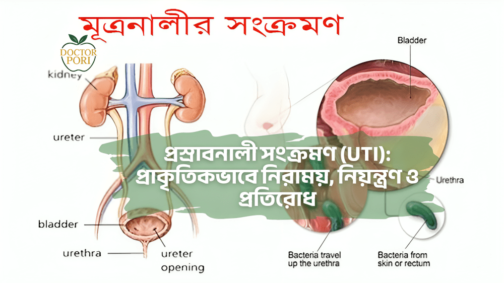 প্রস্রাবনালী সংক্রমণ (UTI) প্রাকৃতিকভাবে নিরাময়, নিয়ন্ত্রণ ও প্রতিরোধ
