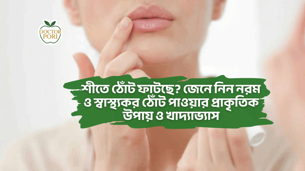 শীতে ঠোঁট ফাটছে জেনে নিন নরম ও স্বাস্থ্যকর ঠোঁট পাওয়ার প্রাকৃতিক উপায় ও খাদ্যাভ্যাস