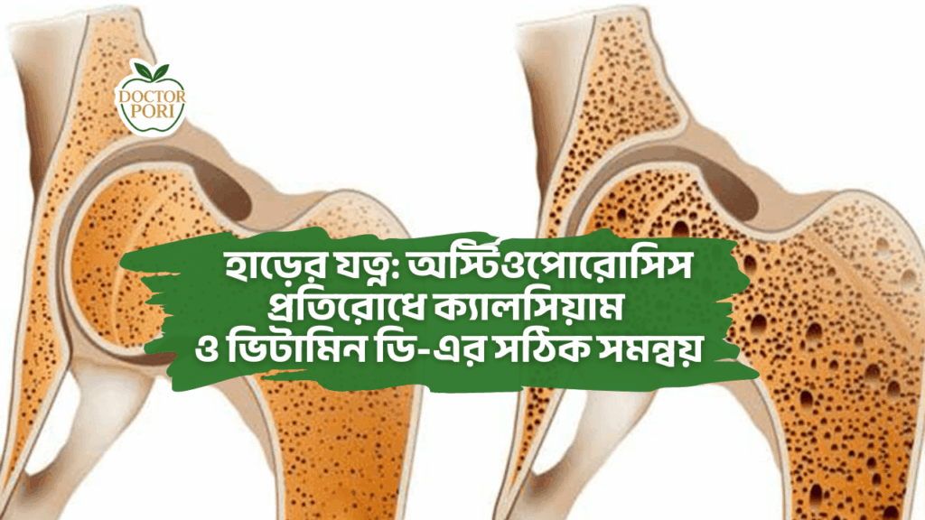 হাড়ের যত্ন অস্টিওপোরোসিস প্রতিরোধে ক্যালসিয়াম ও ভিটামিন ডি এর সঠিক সমন্বয়