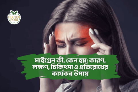 মাইগ্রেন কী, কেন হয় কারণ, লক্ষণ, চিকিৎসা ও প্রতিরোধের কার্যকর উপায়