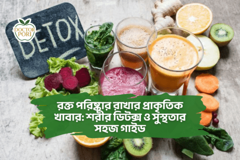 রক্ত পরিষ্কার রাখার প্রাকৃতিক খাবার শরীর ডিটক্স ও সুস্থতার সহজ গাইড